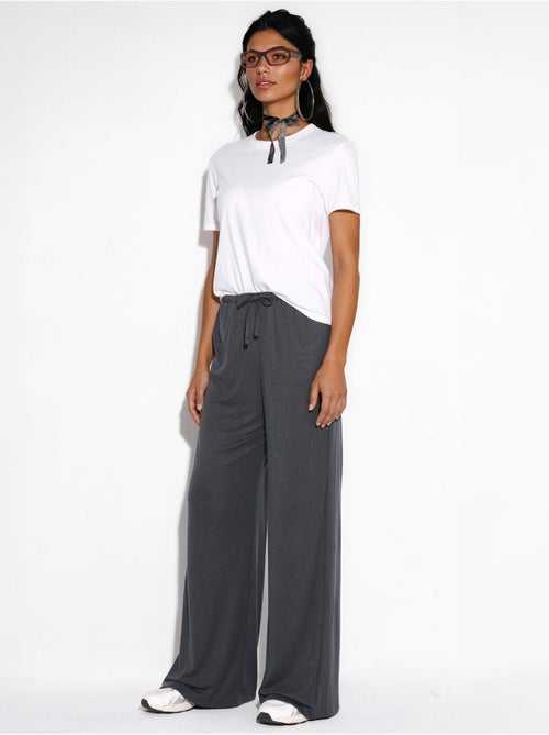 Pantalones de pierna ancha con cordón busem - Kiabi