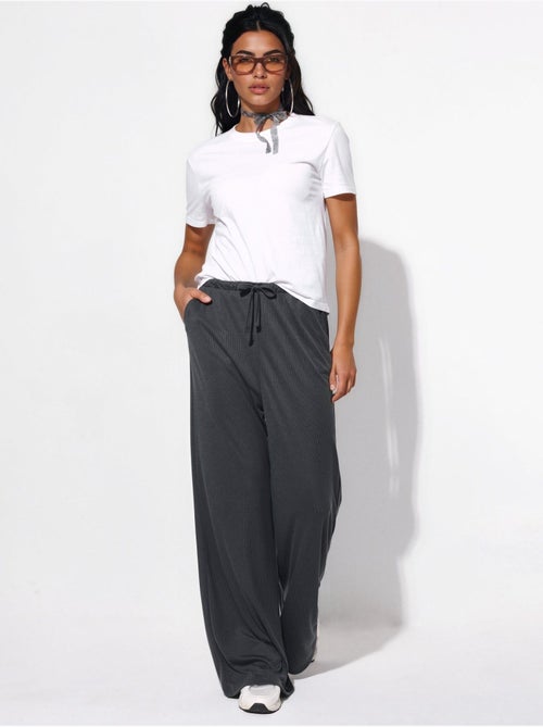 Pantalones de pierna ancha con cordón busem - Kiabi