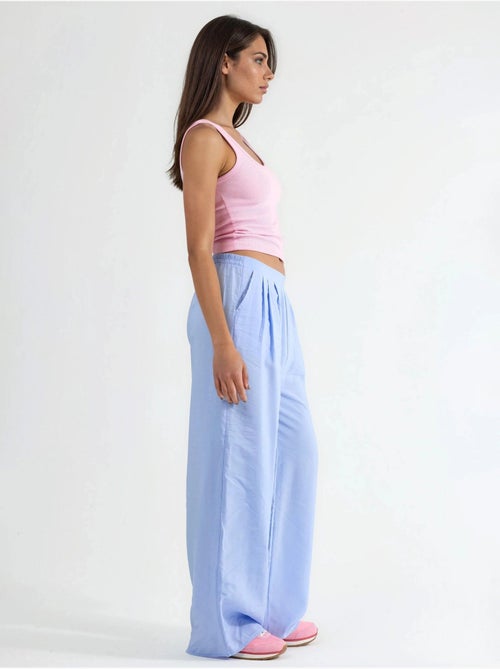 Pantalones de pierna ancha con pinzas busem - Kiabi