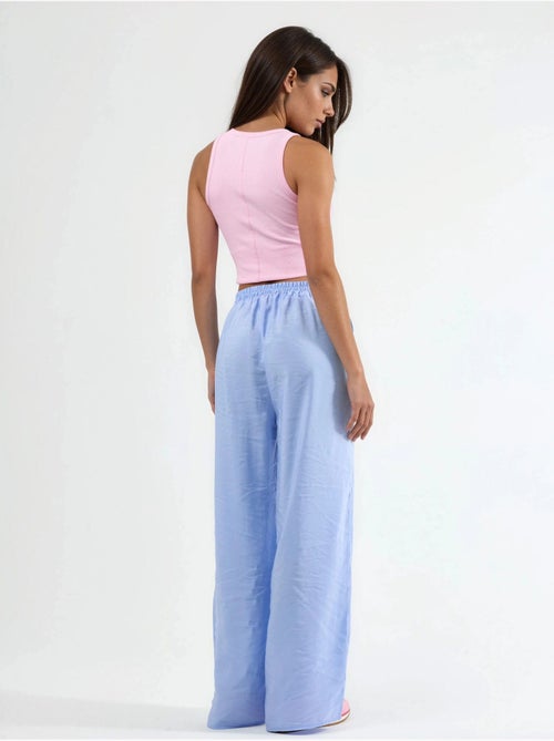 Pantalones de pierna ancha con pinzas busem - Kiabi