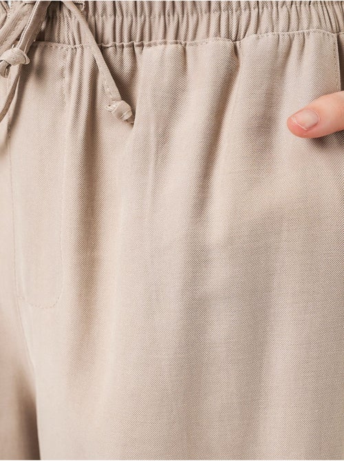 Pantalones de pierna ancha de talle alto con bolsillo bdart - Kiabi