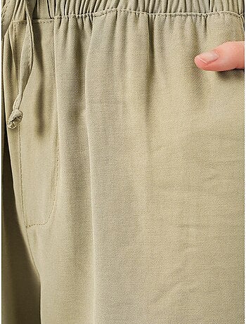 Pantalones de pierna ancha de talle alto con bolsillo bdart