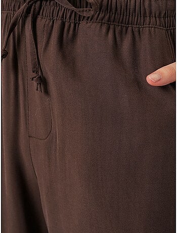 Pantalones de pierna ancha de talle alto con bolsillo bdart