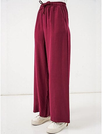 Pantalones de pierna ancha de talle alto con bolsillo bdart