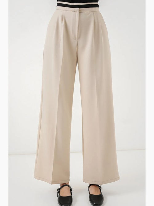 Pantalones de pierna ancha de talle alto con bolsillos bdart - Kiabi