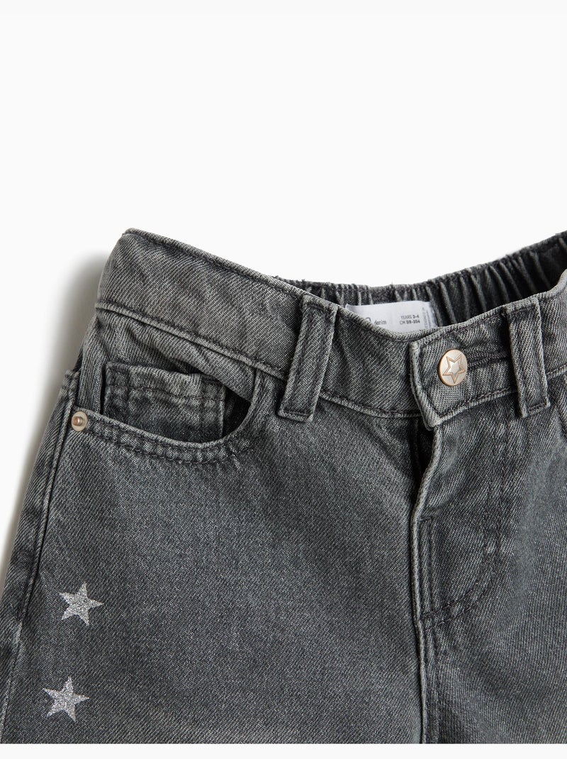 Pantalones de pierna ancha, mo fashion Gris - Kiabi
