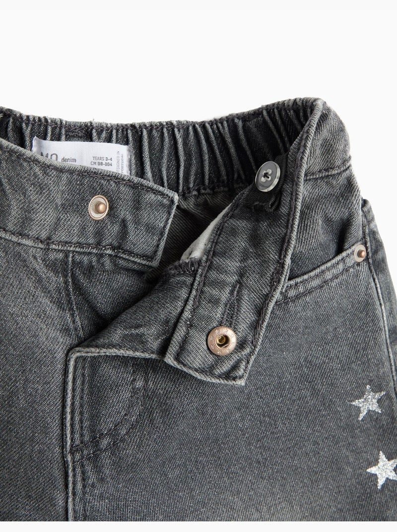 Pantalones de pierna ancha, mo fashion Gris - Kiabi