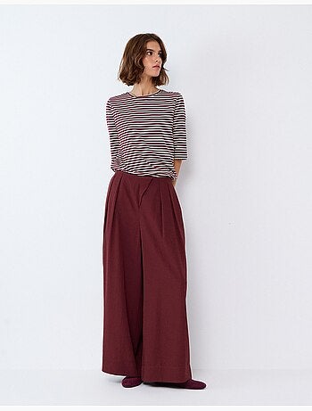 Pantalones de pierna ancha, mo fashion