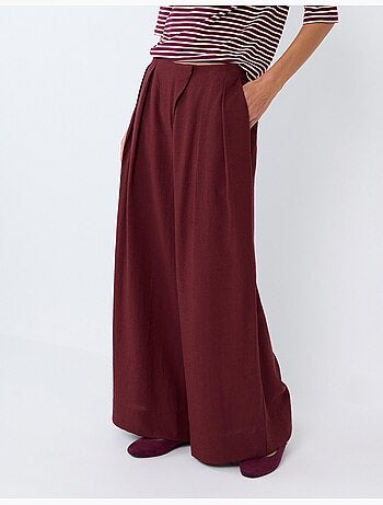 Pantalones de pierna ancha, mo fashion