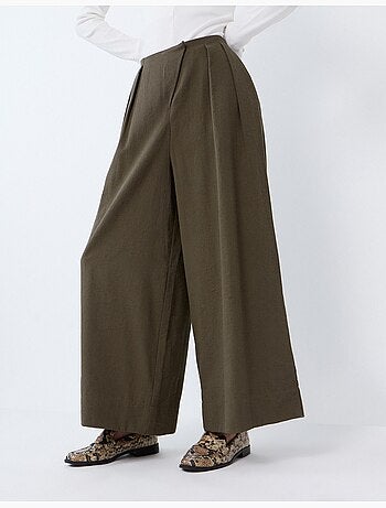 Pantalones de pierna ancha, mo fashion