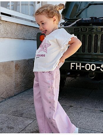 Pantalones de pierna ancha, mo fashion