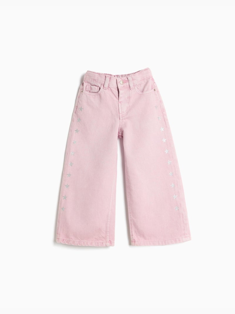 Pantalones de pierna ancha, mo fashion Violeta - Kiabi