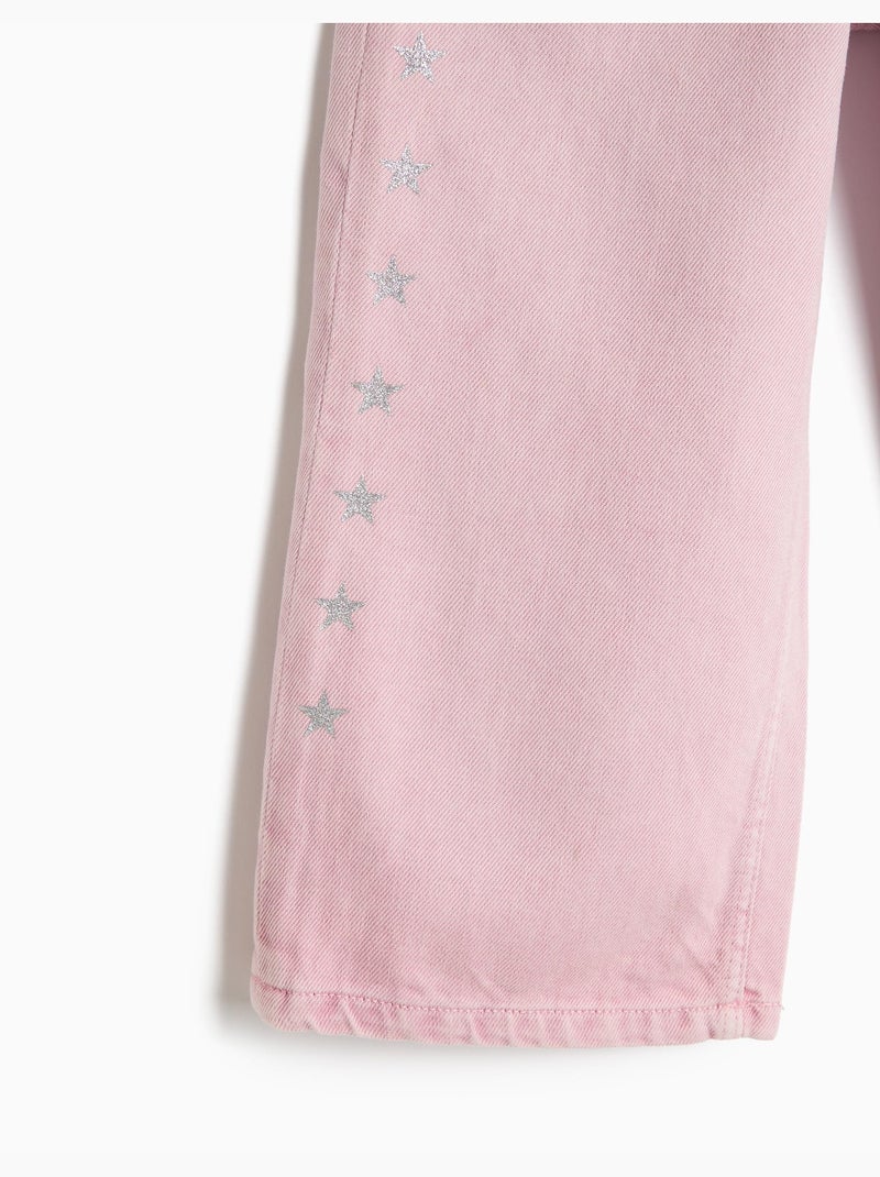Pantalones de pierna ancha, mo fashion Violeta - Kiabi
