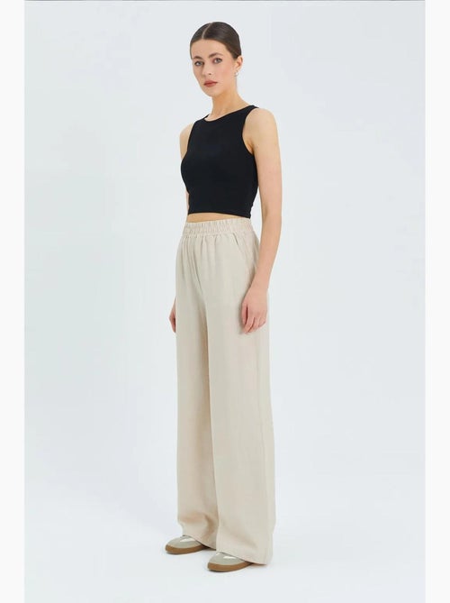 Pantalones de pierna ancha y cintura alta mixray - Kiabi