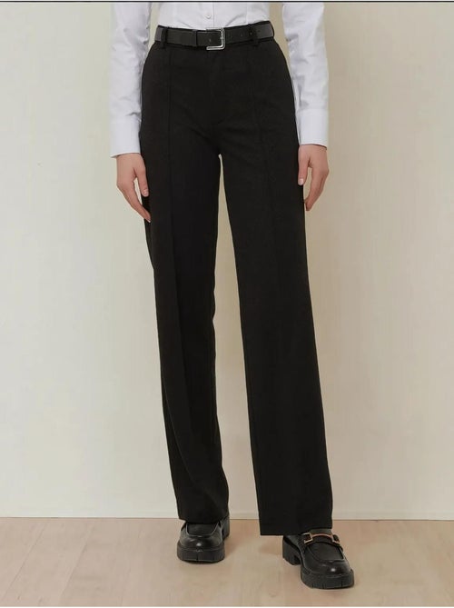 Pantalones de pierna recta con detalle de costura - Kiabi Pantalones de pierna recta con detalle de costura - Kiabi