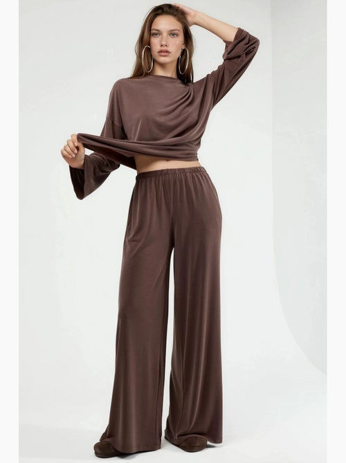 Pantalones de pierna recta sin cierre busem - Kiabi Pantalones de pierna recta sin cierre busem - Kiabi