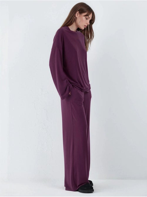 Pantalones de pierna recta sin cierre busem - Kiabi Pantalones de pierna recta sin cierre busem - Kiabi