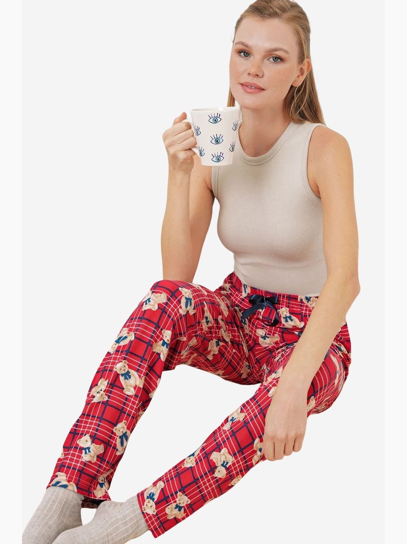 Pantalones de pijama estampados bdart Rojo carmín - Kiabi