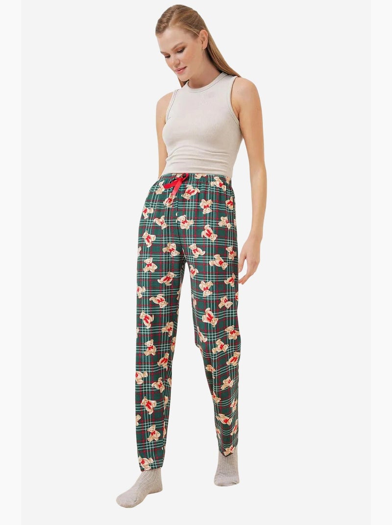 Pantalones de pijama estampados bdart Verde esmeralda - Kiabi