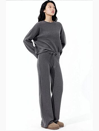 Pantalones de poliéster-algodón para mujer busem