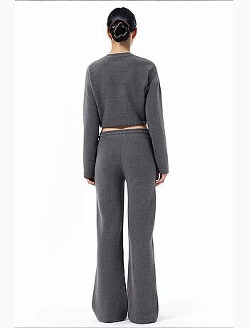 Pantalones de poliéster-algodón para mujer busem