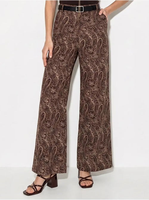 Pantalones de poliéster-algodón para mujer lucci - Kiabi Pantalones de poliéster-algodón para mujer lucci - Kiabi