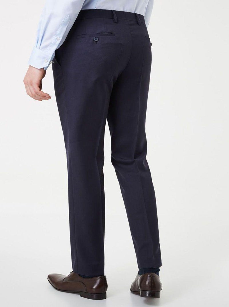 Pantalones de poliéster Kebello Azul marino - Kiabi