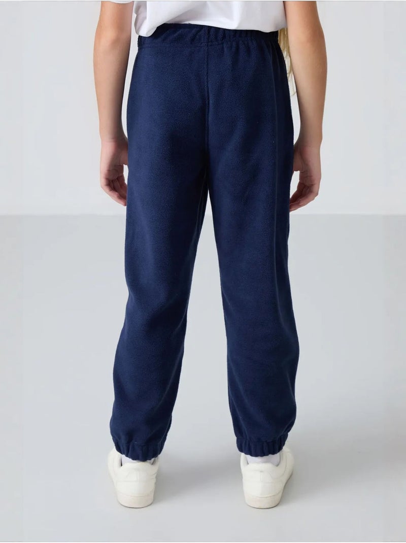 Pantalones de poliéster para jóvenes tommy Azul marino - Kiabi
