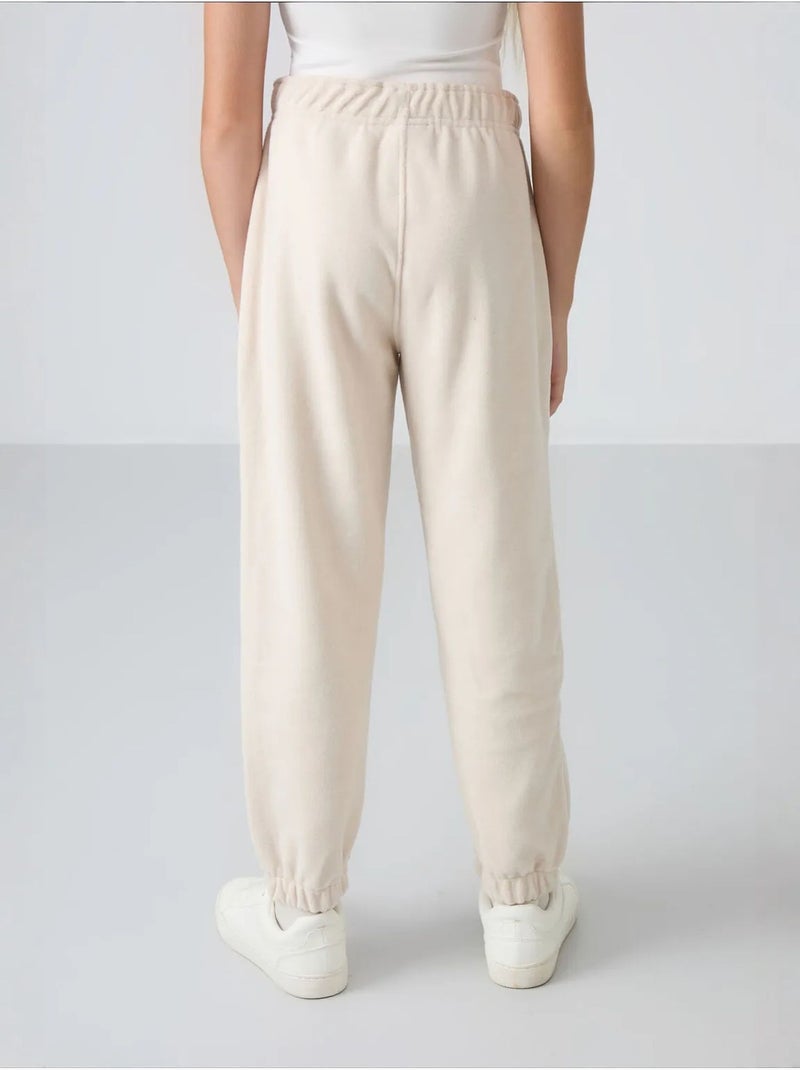 Pantalones de poliéster para jóvenes tommy Beige natural - Kiabi