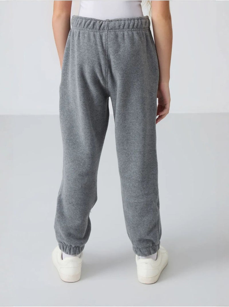 Pantalones de poliéster para jóvenes tommy Gris negro - Kiabi