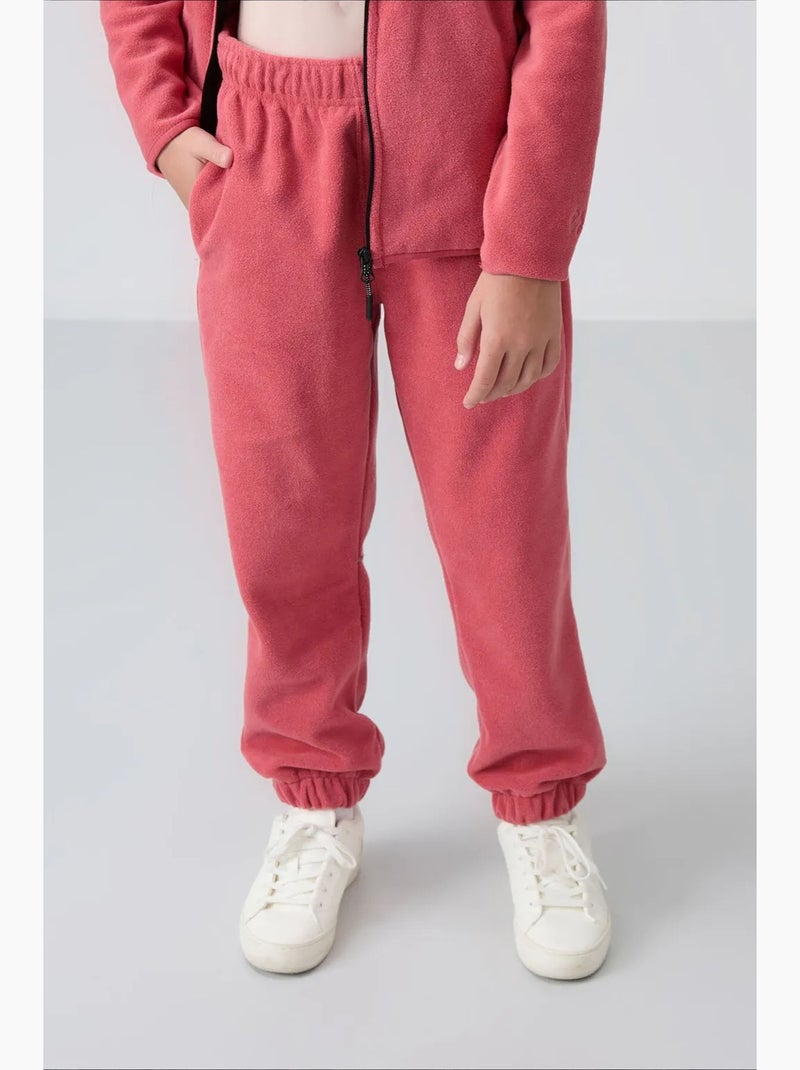 Pantalones de poliéster para jóvenes tommy Magenta - Kiabi