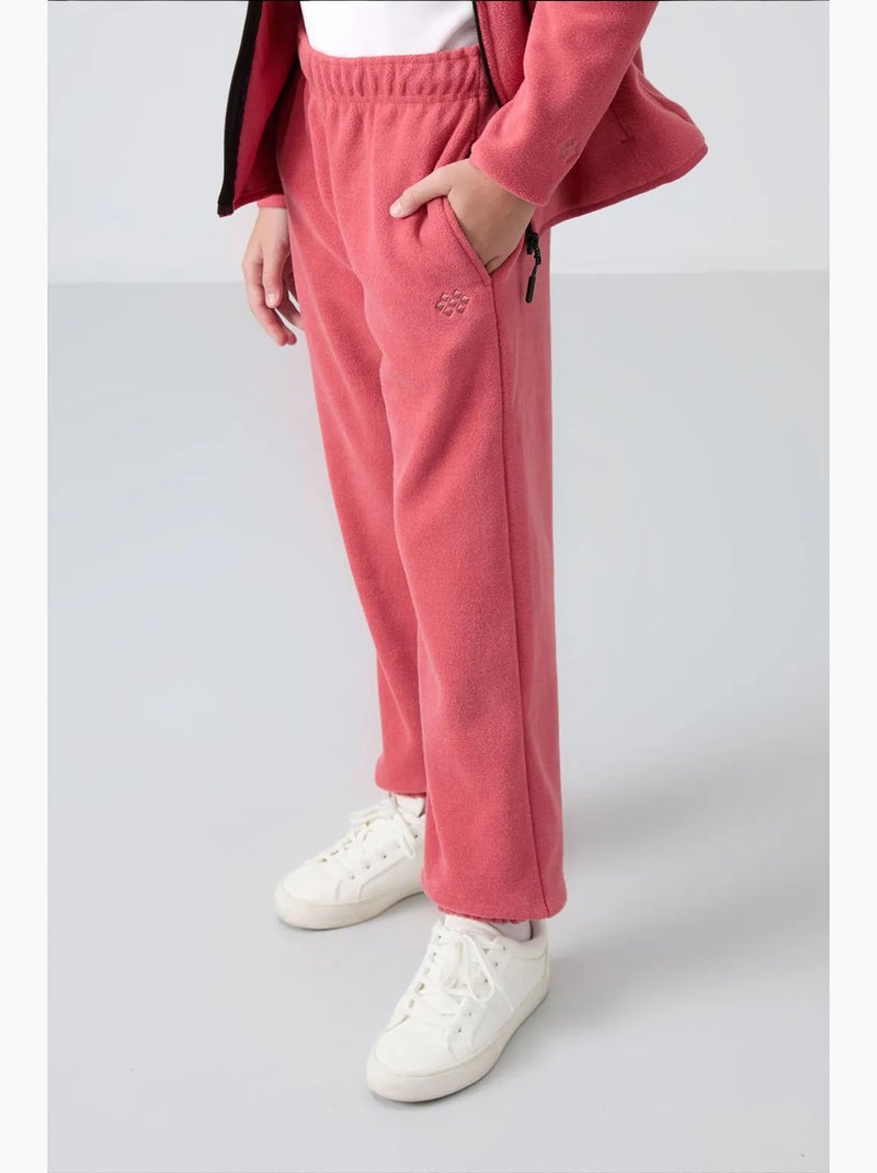 Pantalones de poliéster para jóvenes tommy Magenta - Kiabi