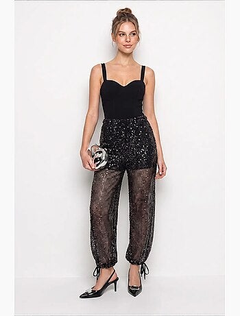 Pantalones de poliéster para mujer lucci
