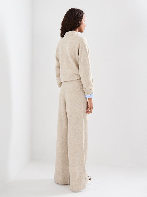 Pantalones de punto con lana, MO Fashion - Kiabi