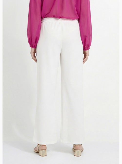 Pantalones de punto con ribete en la cintura - Afibel - Kiabi