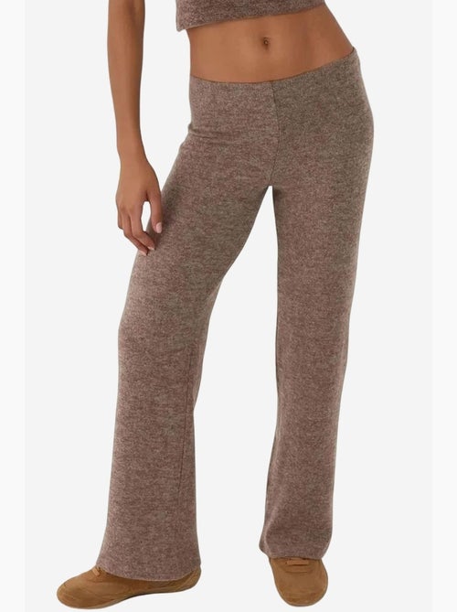 Pantalones de punto con textura suave y cintura elástica hiccup - Kiabi