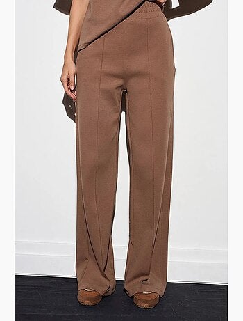 Pantalones de punto de pernera ancha dilvin