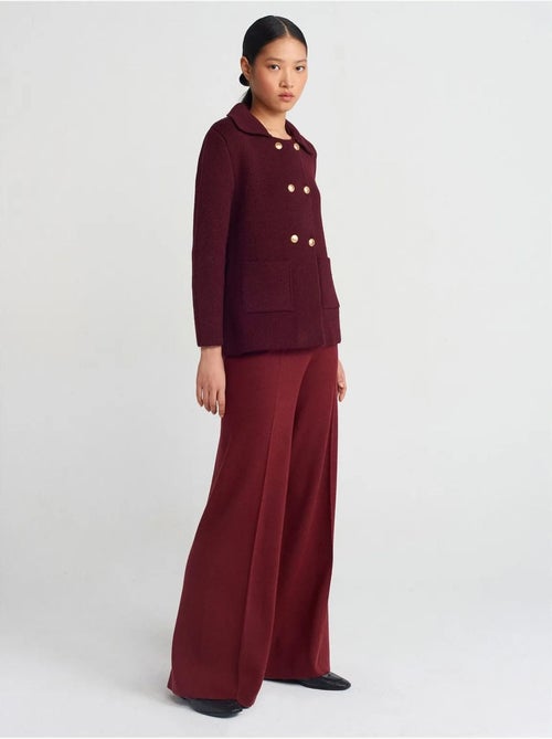 Pantalones de punto de pernera ancha para mujer dilvin - Kiabi Pantalones de punto de pernera ancha para mujer dilvin - Kiabi