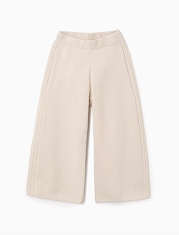 Pantalones de punto de pierna ancha B&S