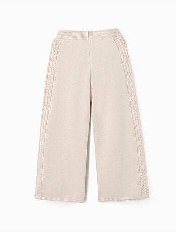 Pantalones de punto de pierna ancha B&S