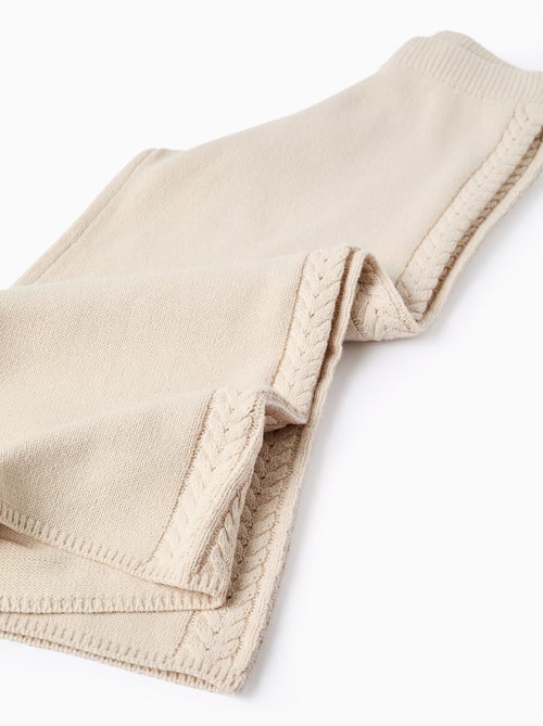 Pantalones de punto de pierna ancha B&S - Kiabi