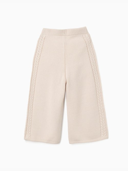 Pantalones de punto de pierna ancha B&S - Kiabi