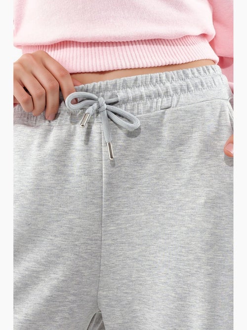 Pantalones de punto de pierna ancha y cintura alta busem - Kiabi Pantalones de punto de pierna ancha y cintura alta busem - Kiabi