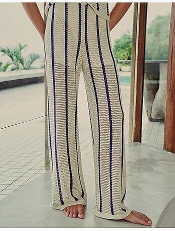 Pantalones de punto de punto, MO Fashion