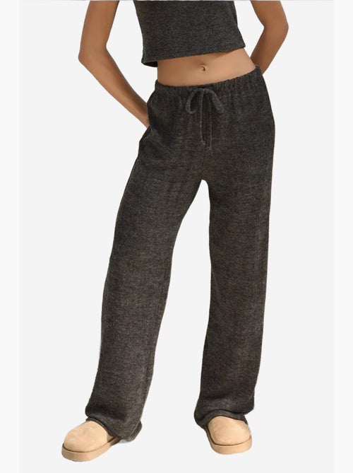 Pantalones de punto de textura suave con cordones hiccup - Kiabi