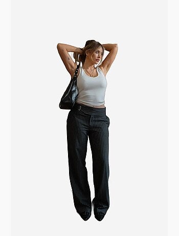 Pantalones de raya diplomática jennifer hiccup