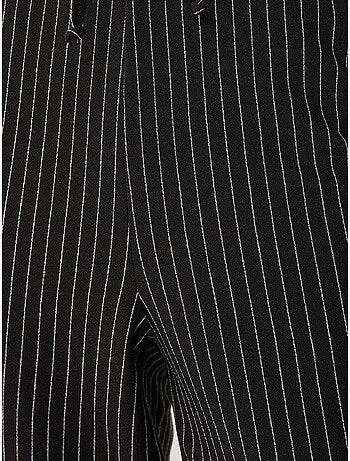 Pantalones de rayas con cintura elástica