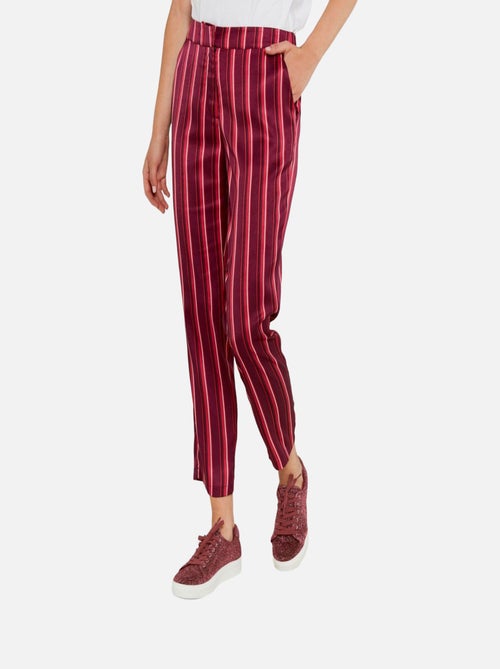 Pantalones de rayas holgados Kebello - Kiabi