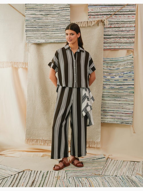 Pantalones de rayas, MO Fashion - Kiabi