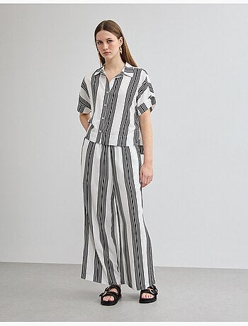 Pantalones de rayas, MO Fashion